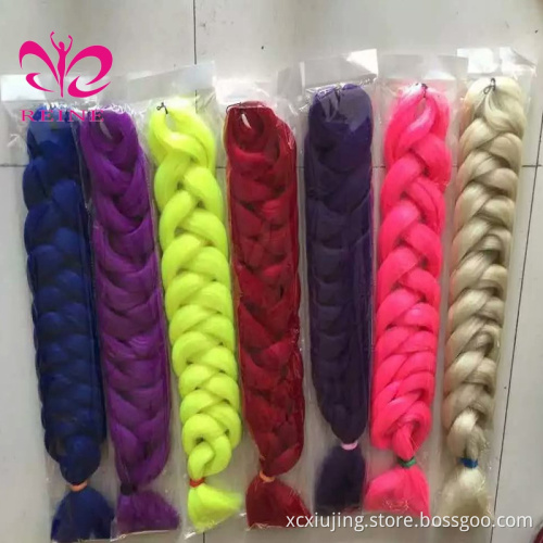 Ombre Jumbo Braiding Hair Extensions 48inch 165g Synthetic expression Jumbo Crochet Hair Extension